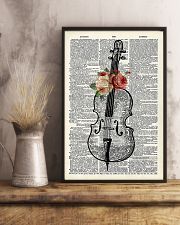 Cello and Flower 11x17 Poster lifestyle-poster-3