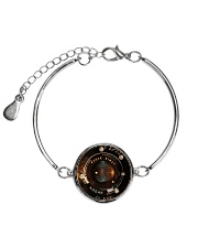Photographer Vintage Camera Lens Metallic Circle Bracelet thumbnail