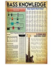 Bass Guitar Knowledge 11x17 Poster front