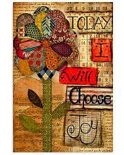 Sewing Today I Will Choose Joy 11x17 Poster front