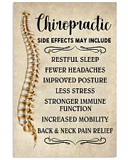 Chiropractic Side Effects Chiropractor 11x17 Poster front