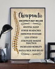 Chiropractic Side Effects Chiropractor 11x17 Poster lifestyle-poster-2