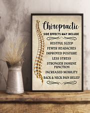 Chiropractic Side Effects Chiropractor 11x17 Poster lifestyle-poster-3
