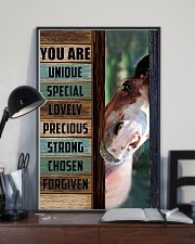 Horse Girl You are unique 11x17 Poster lifestyle-poster-2