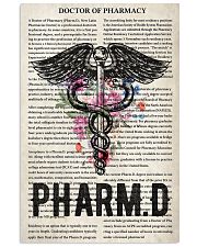Pharmacist doctor of pharmacy 11x17 Poster front