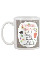 Occupational Therapist Helping Hands Mug back