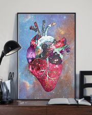 Galaxy Anatomical Heart Cardiologist 11x17 Poster lifestyle-poster-2