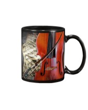 Cello Beside Music Sheet Mug front