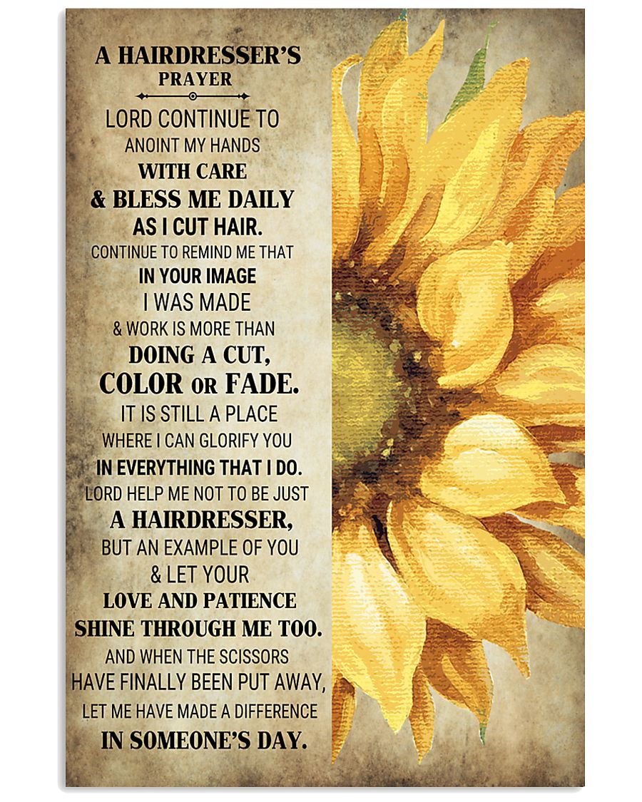 A Hairdresser's Prayer 11x17 Poster
