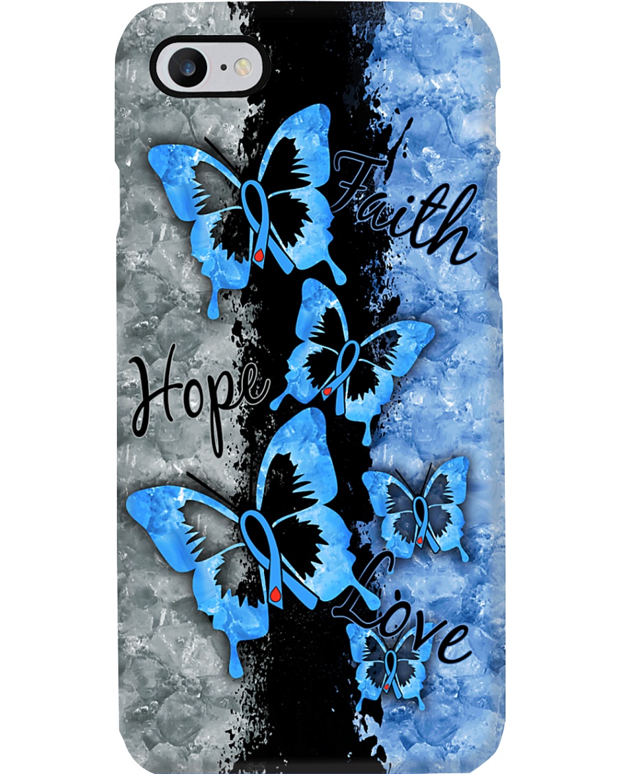 Faith Hope Love Diabetes Awareness Gift Phone Case