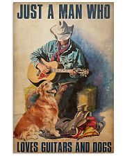 Man Loves Guitar 11x17 Poster front