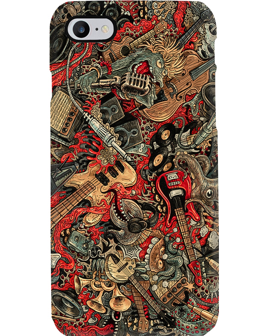Art Color Bass Guitar Phone Case