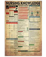 Nurse Nursing Knowledge 11x17 Poster front