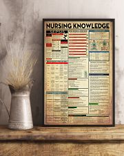 Nurse Nursing Knowledge 11x17 Poster lifestyle-poster-3