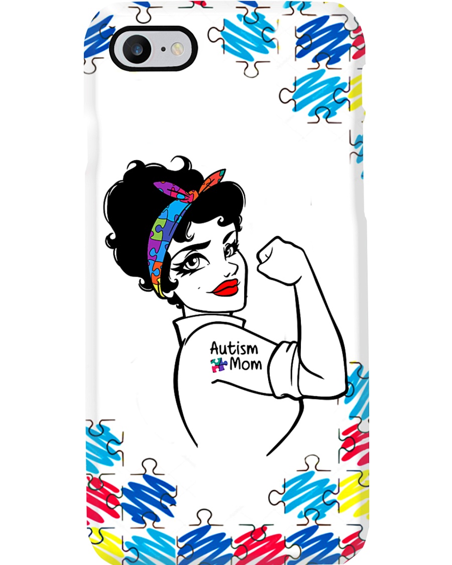 Autism Awareness Strong Autism Mom Phone Case