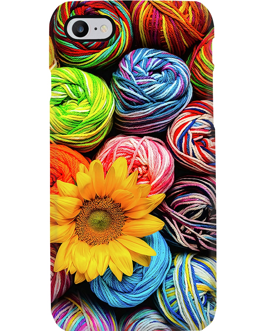 Crochet And Knitting Colorful Wool Yarn Balls Phone Case