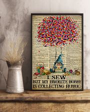 I Sew But My Favorite Hobby Is Collecting Fabric 11x17 Poster lifestyle-poster-3