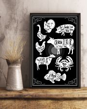 Chef - Butcher Diagram 11x17 Poster lifestyle-poster-3