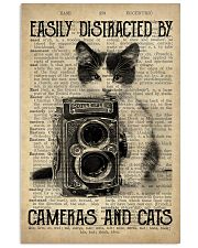 Easily Distracted By Cats And Camera Photographer 11x17 Poster front
