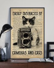 Easily Distracted By Cats And Camera Photographer 11x17 Poster lifestyle-poster-2