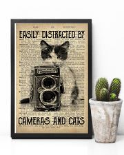 Easily Distracted By Cats And Camera Photographer 11x17 Poster lifestyle-poster-8