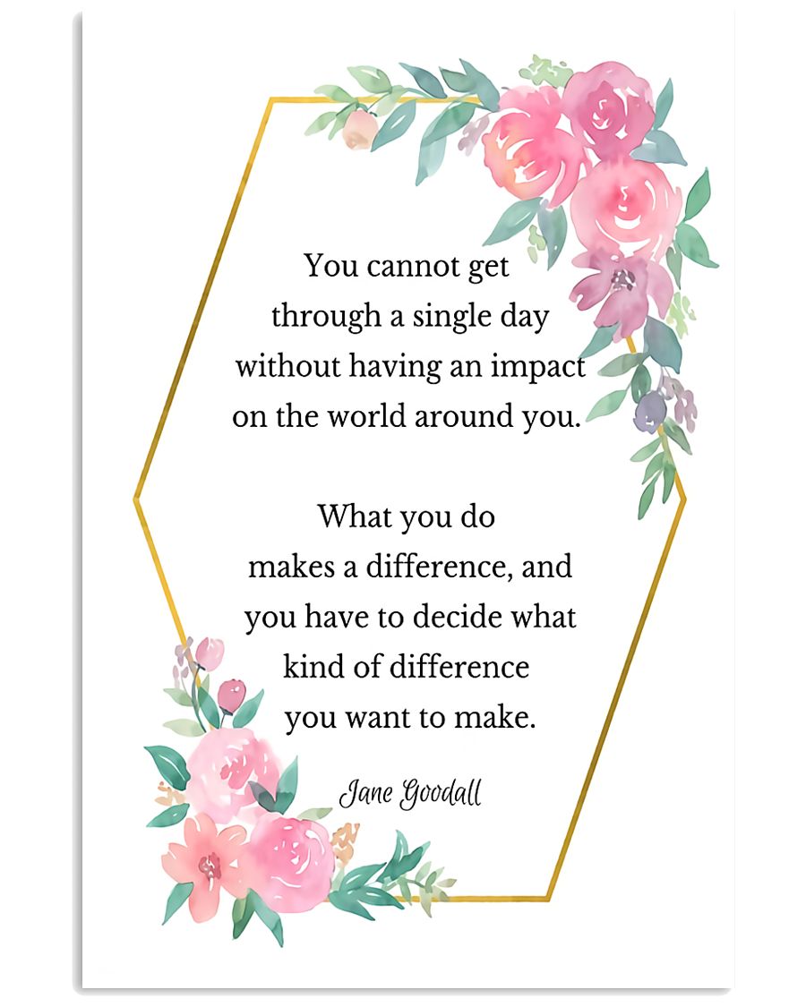 Social Worker What You Do Makes A Difference 11x17 Poster