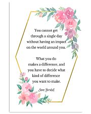 Social Worker What You Do Makes A Difference 11x17 Poster front