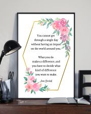Social Worker What You Do Makes A Difference 11x17 Poster lifestyle-poster-2