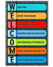 Teacher Welcome Classroom 11x17 Poster front