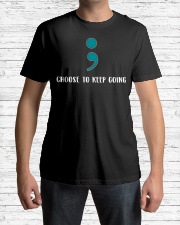Choose To Keep Going Suicide Prevention Classic T-Shirt lifestyle-mens-crewneck-front-1