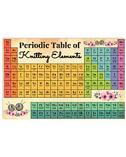 Periodic Table Of Knitting Elements 17x11 Poster front
