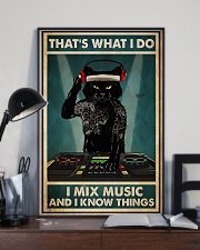 DJ - I Mix Music And I Know Things 11x17 Poster lifestyle-poster-2