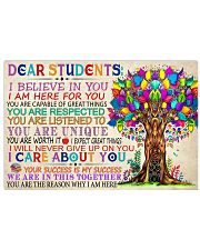 Teacher Dear Students 17x11 Poster front
