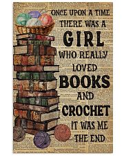 There Was A Girl Who Loved Books And Crochet 11x17 Poster front