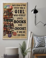 There Was A Girl Who Loved Books And Crochet 11x17 Poster lifestyle-poster-1