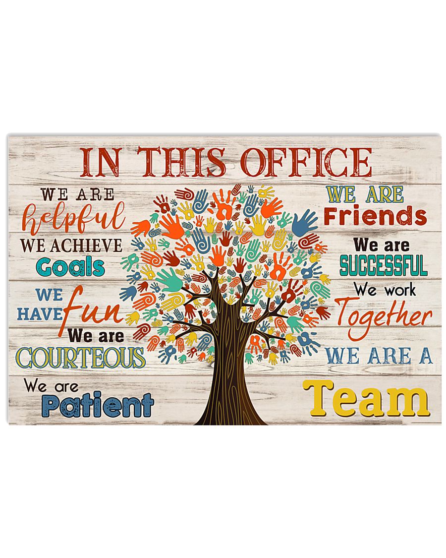 Occupational Therapist We Are A Team 17x11 Poster