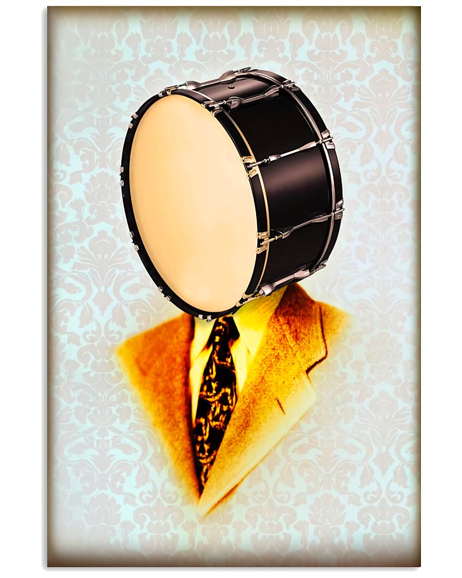 Drummer Gift Snare Drum Man 11x17 Poster