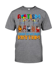 Autism Awareness I rock my own rhythm Classic T-Shirt thumbnail