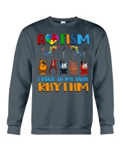 Autism Awareness I rock my own rhythm Crewneck Sweatshirt thumbnail