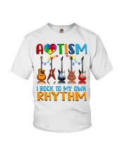 Autism Awareness I rock my own rhythm Youth T-Shirt front
