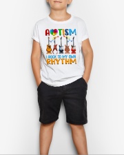 Autism Awareness I rock my own rhythm Youth T-Shirt lifestyle-youth-tshirt-front-1