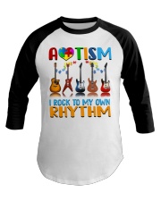Autism Awareness I rock my own rhythm Baseball Tee thumbnail