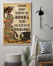 Book Lovers She Also Needs Dragons 11x17 Poster lifestyle-poster-1