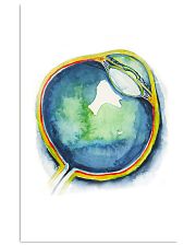 Art Watercolor Eye Optometrist 11x17 Poster front
