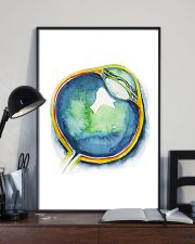 Art Watercolor Eye Optometrist 11x17 Poster lifestyle-poster-2