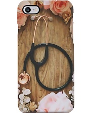 Medical Assistant Stethoscope Flowery Wood Phone Case i-phone-7-case