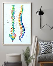 Chiropractor Anatomical Spine Watercolor 11x17 Poster lifestyle-poster-1
