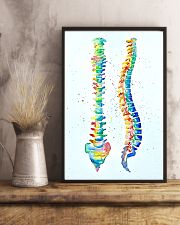 Chiropractor Anatomical Spine Watercolor 11x17 Poster lifestyle-poster-3