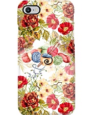Crochet and Knitting Flowers and Yarn Phone Case i-phone-7-case