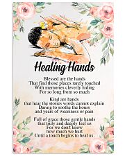 Massage Therapist Healing Hands 24x36 Poster front